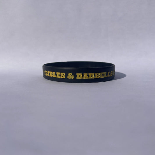 "Faith. Grit. Iron." Wristband - My Store